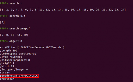 Peepdf Black Hat Arsenal Challenge Eval