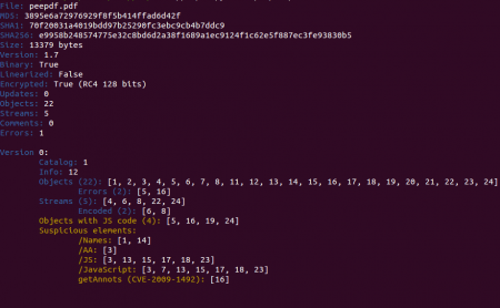 Peepdf Black Hat Arsenal Challenge Newpdf