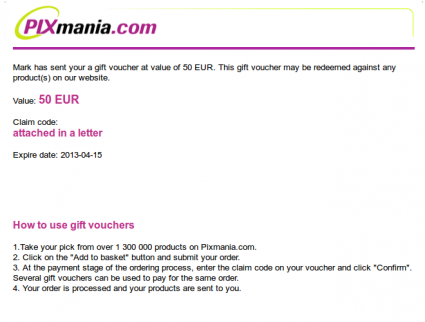 Andromeda Pixmania Spam